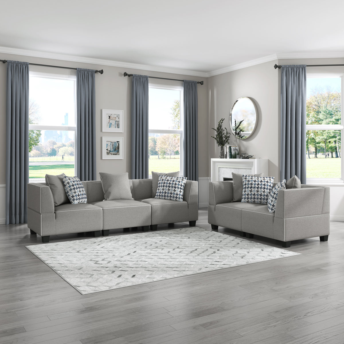 Holleman Gray Sofa