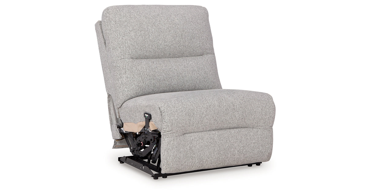 Acklen Place Pewter 5-Piece Power Reclining Sectional from Ashley - Luna Furniture