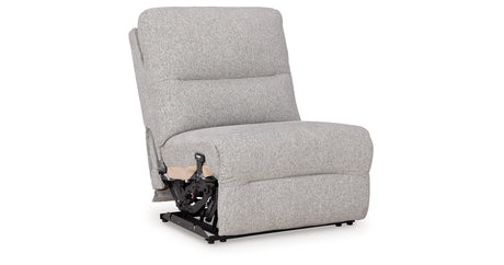 Acklen Place Pewter 5-Piece Power Reclining Sectional from Ashley - Luna Furniture