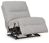 Acklen Place Pewter 6-Piece Power Reclining Sectional and Power Recliner from Ashley - Luna Furniture