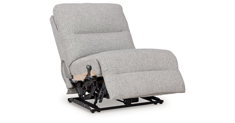 Acklen Place Pewter 5-Piece Power Reclining Sectional from Ashley - Luna Furniture