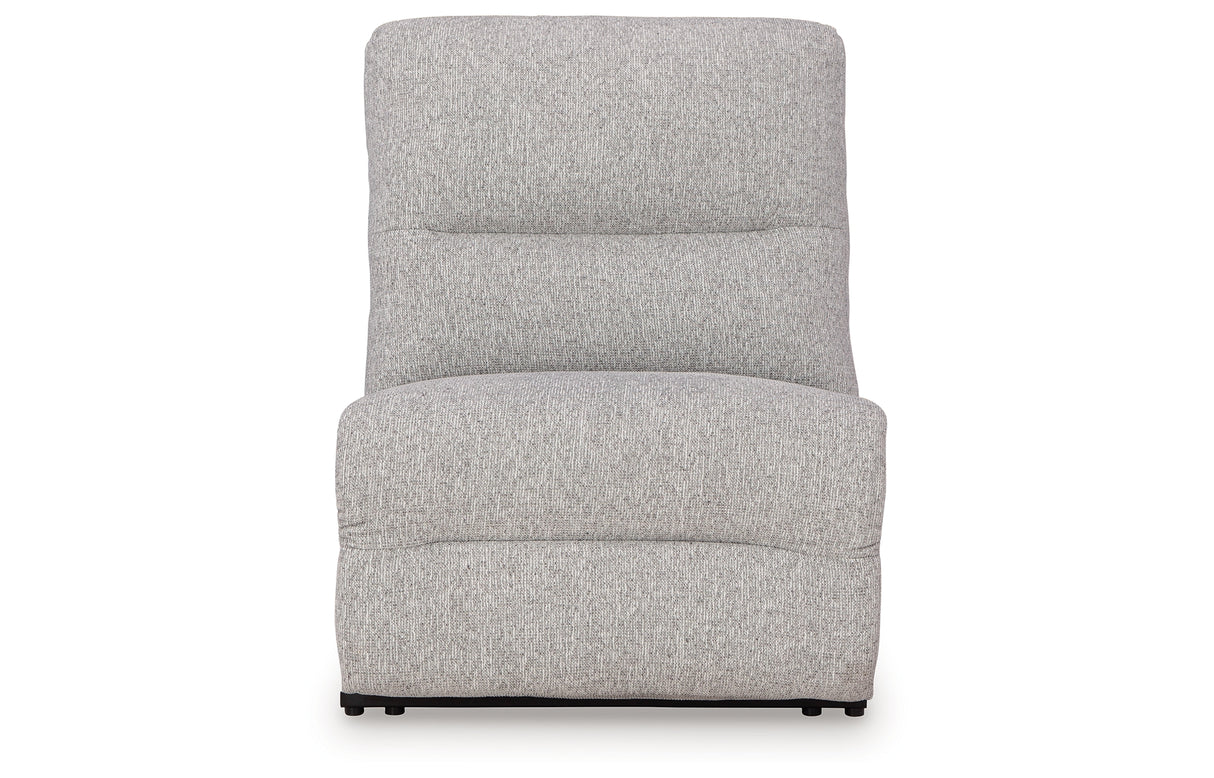 Acklen Place Pewter 5-Piece Power Reclining Sectional from Ashley - Luna Furniture