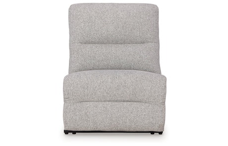 Acklen Place Pewter 5-Piece Power Reclining Sectional from Ashley - Luna Furniture