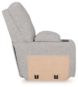 Acklen Place Pewter 6-Piece Power Reclining Sectional and Power Recliner from Ashley - Luna Furniture