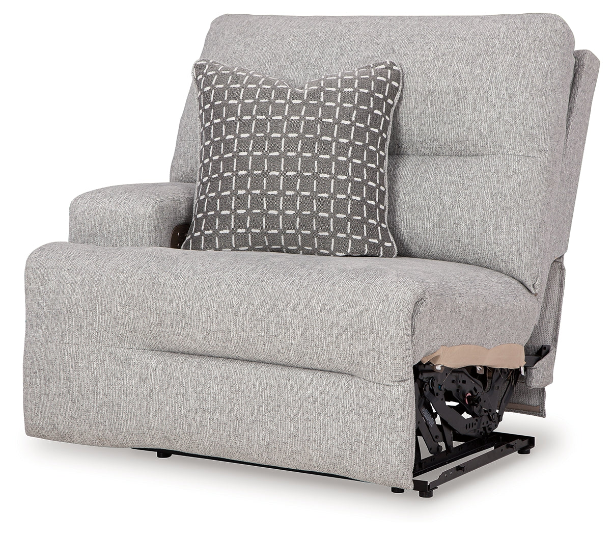 Acklen Place Pewter 6-Piece Power Reclining Sectional and Power Recliner from Ashley - Luna Furniture