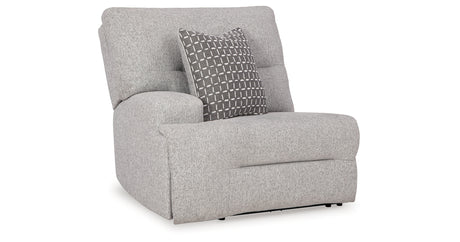 Acklen Place Pewter 5-Piece Power Reclining Sectional from Ashley - Luna Furniture