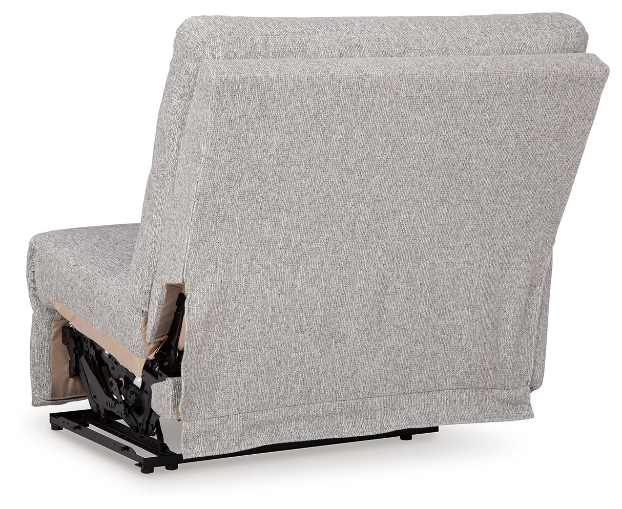 Acklen Place Pewter 6-Piece Power Reclining Sectional and Power Recliner from Ashley - Luna Furniture