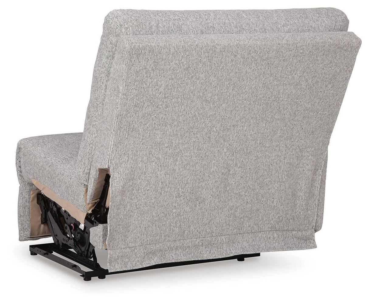 Acklen Place Pewter 6-Piece Power Reclining Sectional and Power Recliner from Ashley - Luna Furniture