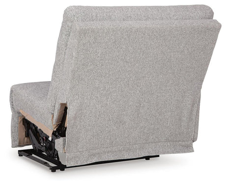 Acklen Place Pewter 6-Piece Power Reclining Sectional and Power Recliner from Ashley - Luna Furniture