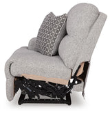Acklen Place Pewter 6-Piece Power Reclining Sectional and Power Recliner from Ashley - Luna Furniture