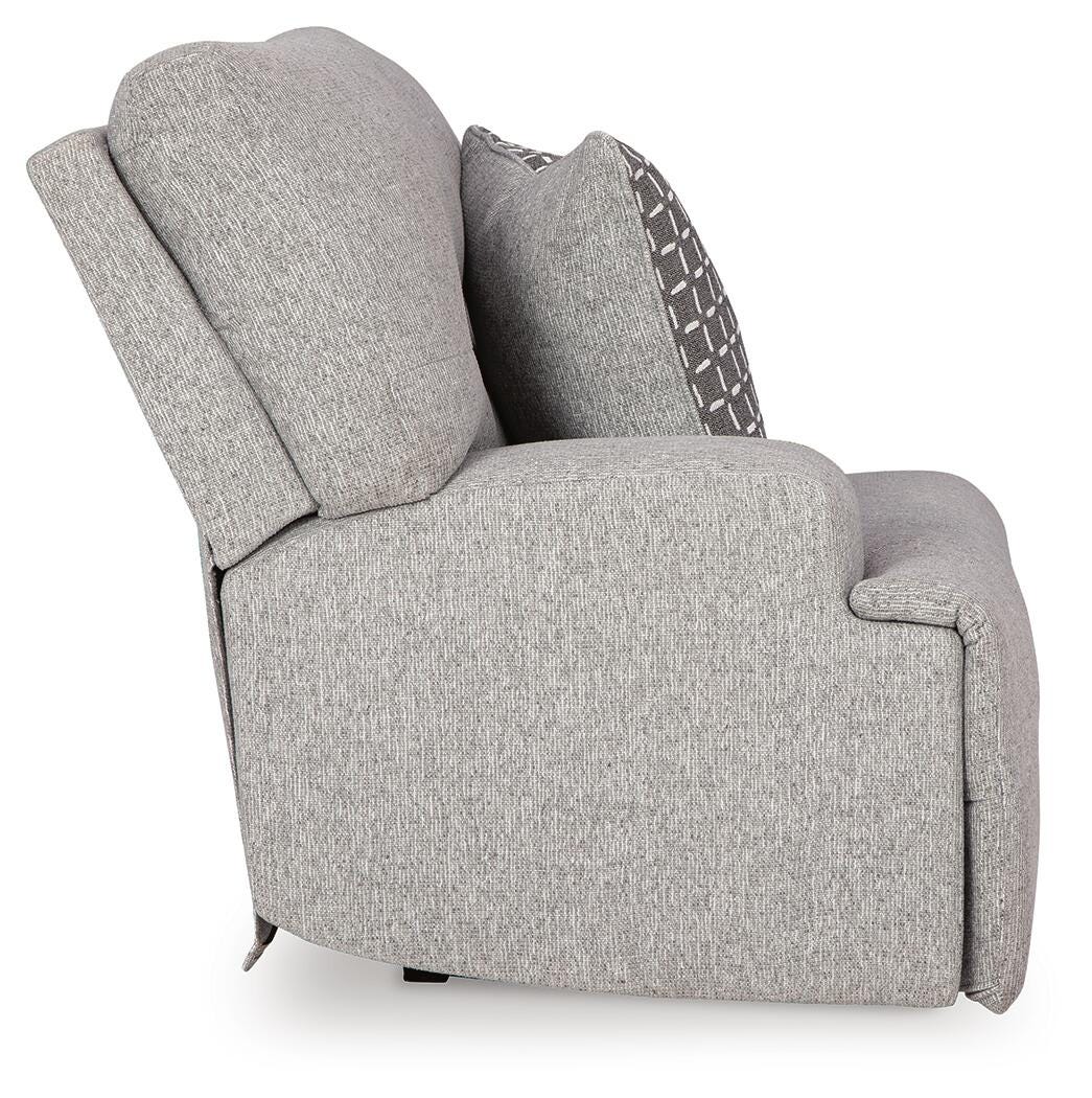 Acklen Place Pewter 6-Piece Power Reclining Sectional from Ashley - Luna Furniture