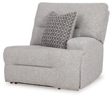 Acklen Place Pewter 6-Piece Power Reclining Sectional and Power Recliner from Ashley - Luna Furniture