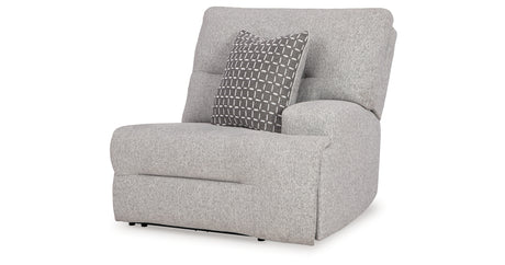 Acklen Place Pewter 5-Piece Power Reclining Sectional from Ashley - Luna Furniture