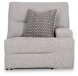 Acklen Place Pewter 6-Piece Power Reclining Sectional and Power Recliner from Ashley - Luna Furniture