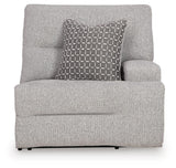 Acklen Place Pewter 5-Piece Power Reclining Sectional from Ashley - Luna Furniture