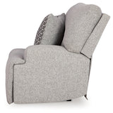 Acklen Place Pewter 6-Piece Power Reclining Sectional and Power Recliner from Ashley - Luna Furniture
