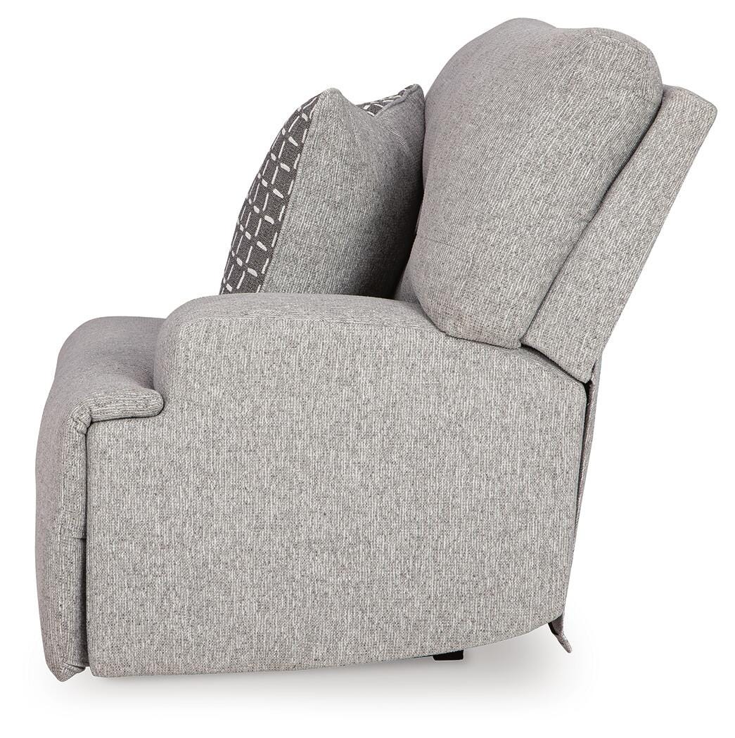 Acklen Place Pewter 6-Piece Power Reclining Sectional from Ashley - Luna Furniture