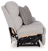 Acklen Place Pewter 6-Piece Power Reclining Sectional and Power Recliner from Ashley - Luna Furniture