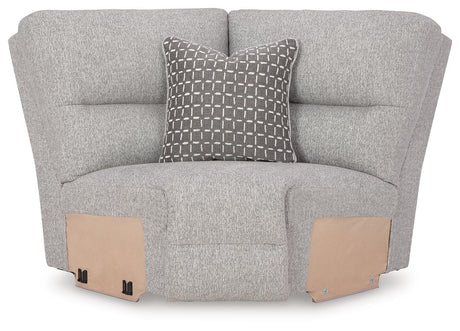 Acklen Place 7-Piece Power Sectional Reclining Sofa with Storage Console from Ashley - Luna Furniture