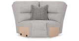 Acklen Place Pewter 5-Piece Power Reclining Sectional from Ashley - Luna Furniture
