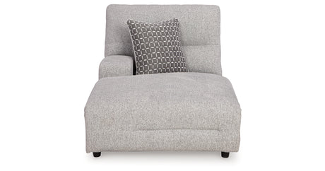 Acklen Place Alloy Left-Arm Facing Power Press Back Chaise from Ashley - Luna Furniture