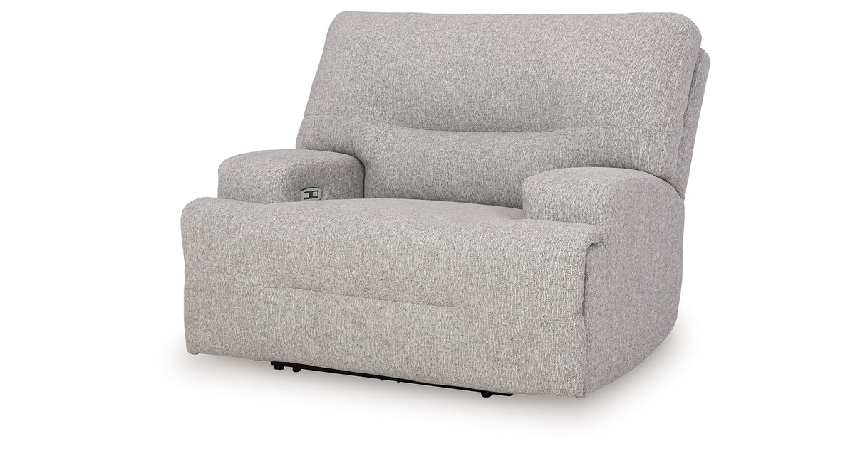 Acklen Place Pewter Oversized Power Recliner from Ashley - Luna Furniture