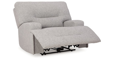 Acklen Place Pewter Oversized Power Recliner from Ashley - Luna Furniture