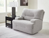 Acklen Place Pewter 6-Piece Power Reclining Sectional and Power Recliner from Ashley - Luna Furniture