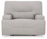 Acklen Place Pewter 6-Piece Power Reclining Sectional and Power Recliner from Ashley - Luna Furniture