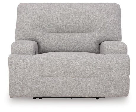 Acklen Place Pewter Oversized Power Recliner from Ashley - Luna Furniture