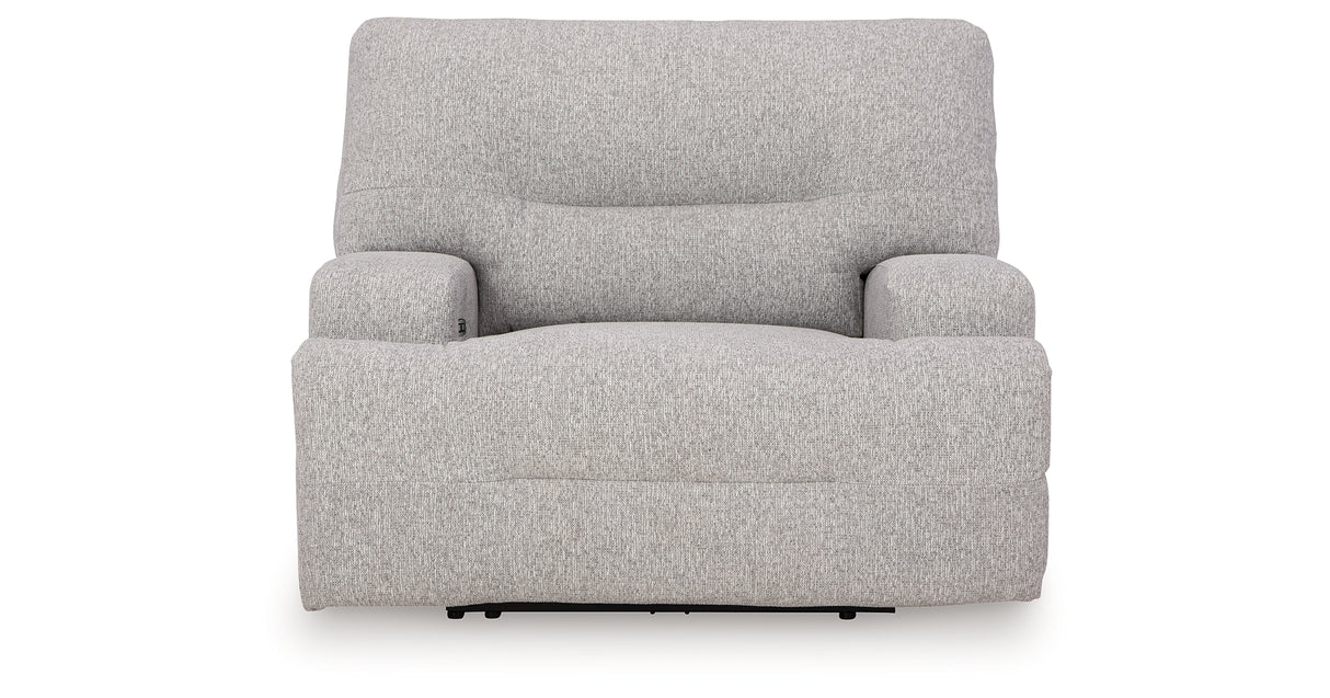 Acklen Place Pewter Oversized Power Recliner from Ashley - Luna Furniture