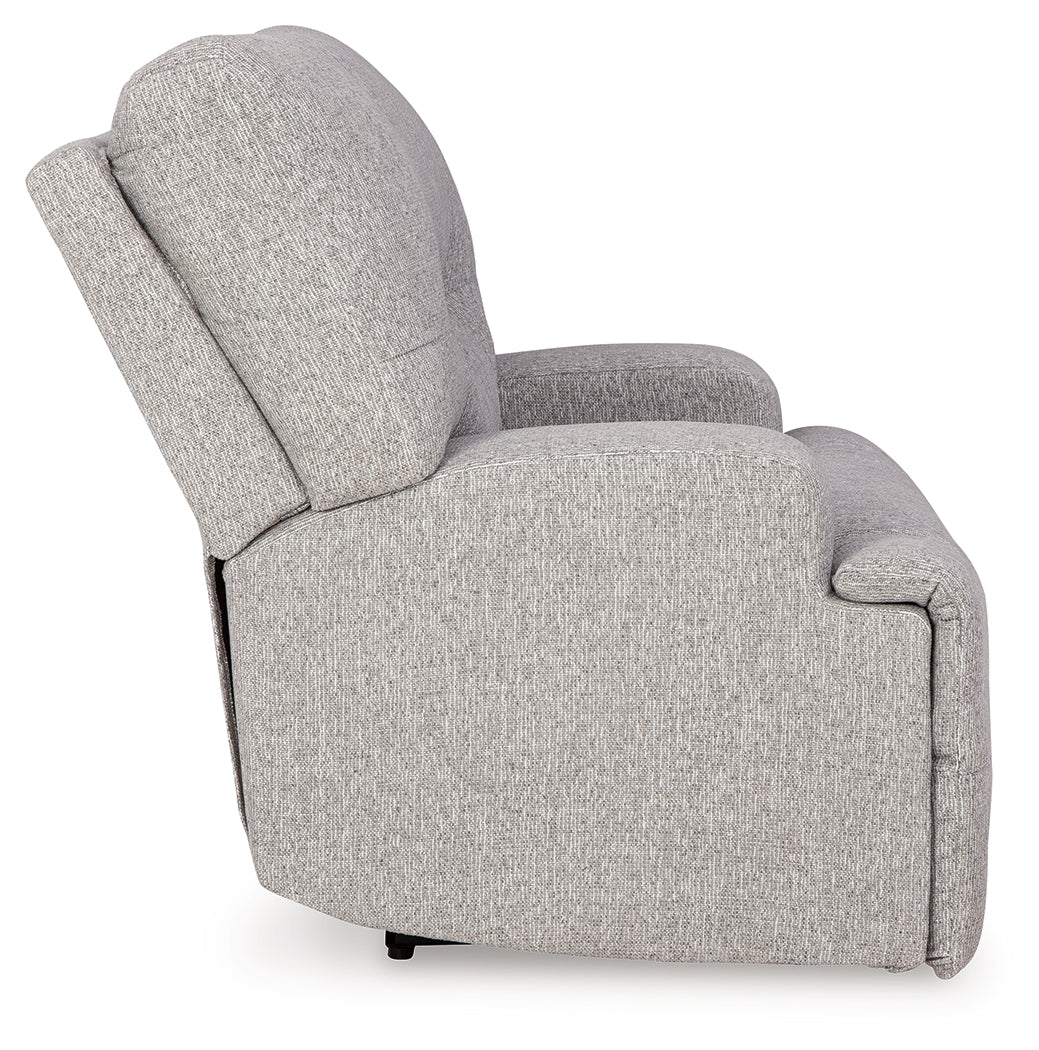 Acklen Place Pewter 6-Piece Power Reclining Sectional and Power Recliner from Ashley - Luna Furniture