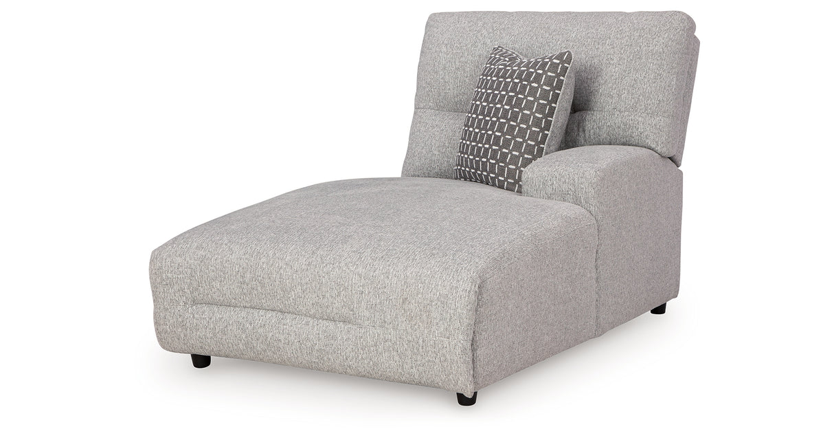 Acklen Place Alloy Right-Arm Facing Power Press Back Chaise from Ashley - Luna Furniture