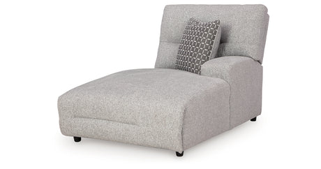 Acklen Place Alloy Right-Arm Facing Power Press Back Chaise from Ashley - Luna Furniture