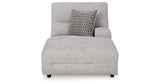 Acklen Place Alloy Right-Arm Facing Power Press Back Chaise from Ashley - Luna Furniture