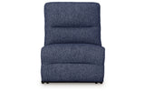 Acklen Place Navy Power Armless Recliner from Ashley - Luna Furniture