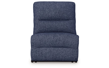Acklen Place Navy Power Armless Recliner from Ashley - Luna Furniture
