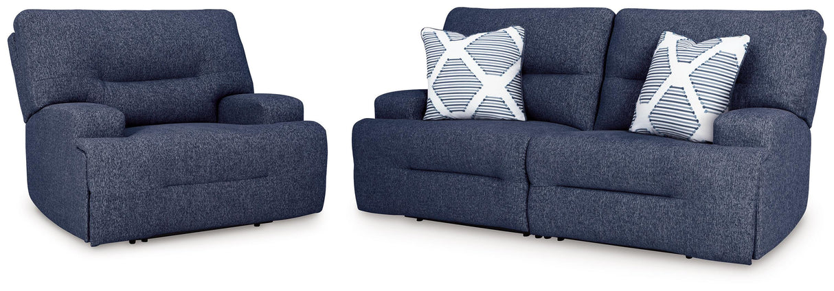 Acklen Place 2-Piece Sectional and Oversized Recliner from Ashley Furniture - Luna Furniture