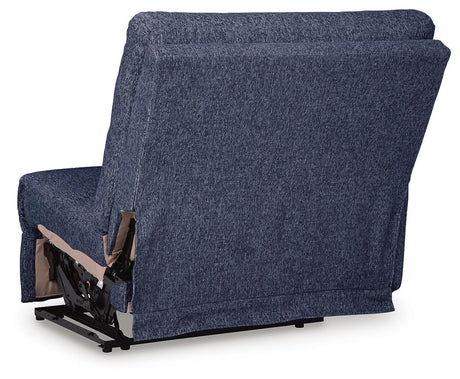 Acklen Place Navy 2-Piece Sectional and Oversized Recliner from Ashley - Luna Furniture
