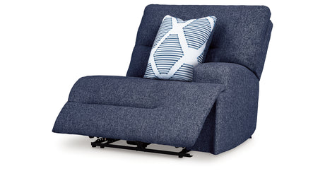 Acklen Place Navy Right-Arm Facing Power Recliner from Ashley - Luna Furniture