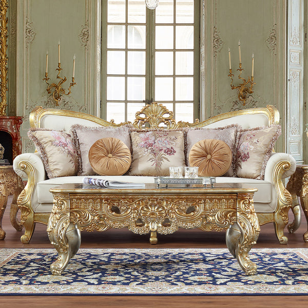 HD-93630 Metallic Antique Gold Sofa