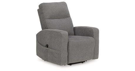 Starganza Gray Power Lift Recliner from Ashley - Luna Furniture