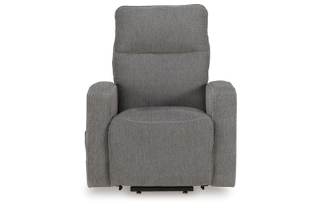 Starganza Gray Power Lift Recliner from Ashley - Luna Furniture