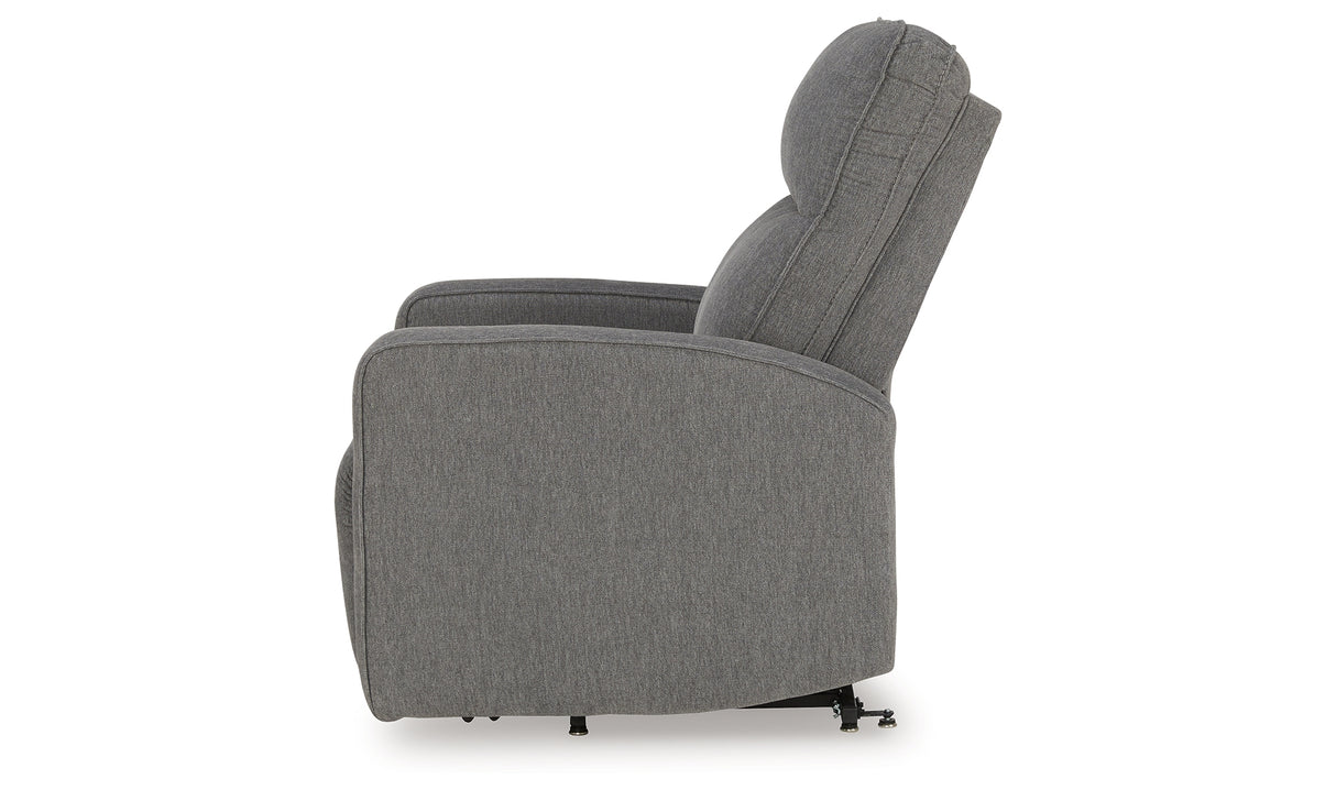 Starganza Gray Power Lift Recliner from Ashley - Luna Furniture