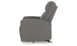Starganza Gray Power Lift Recliner from Ashley - Luna Furniture
