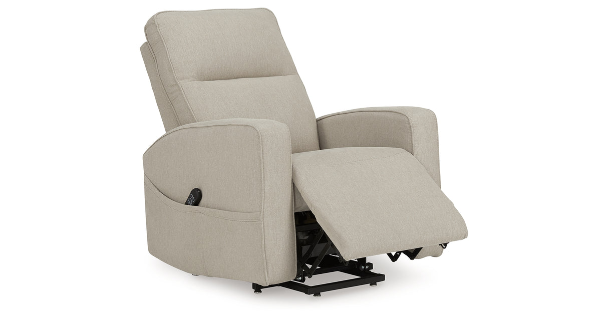 Starganza Smoke Power Lift Recliner from Ashley - Luna Furniture