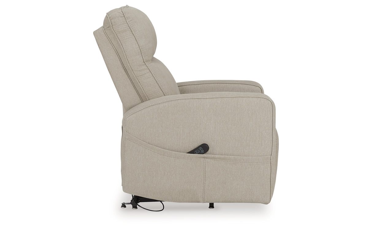 Starganza Smoke Power Lift Recliner from Ashley - Luna Furniture