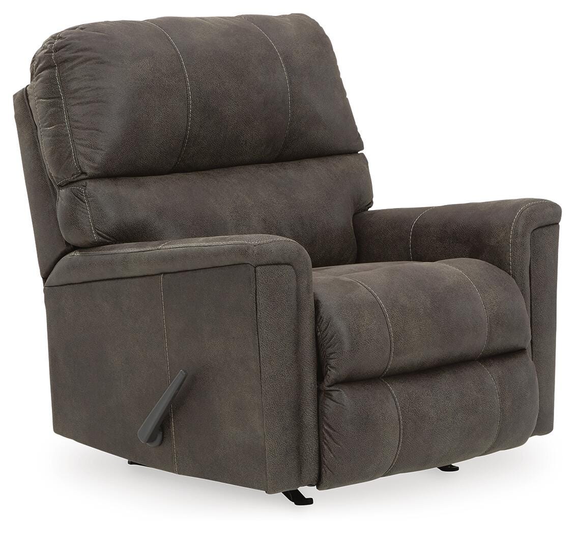 Navi Smoke Recliner from Ashley Furniture - Luna Furniture