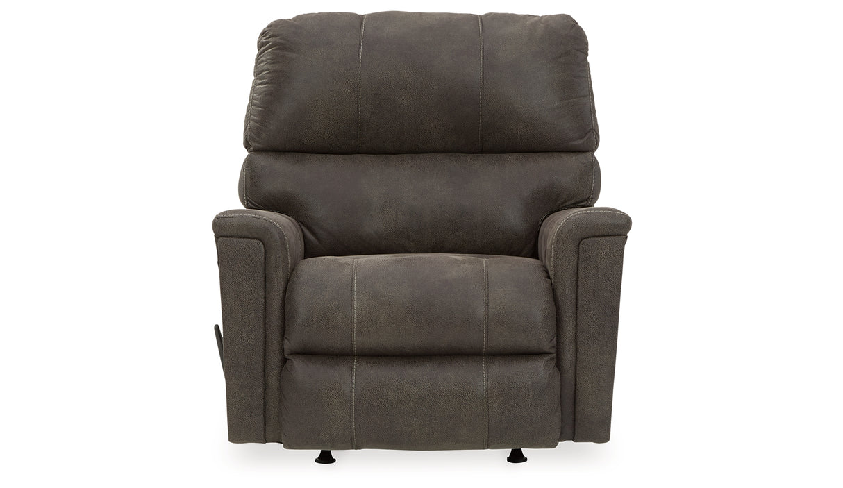 Navi Smoke Recliner from Ashley Furniture - Luna Furniture