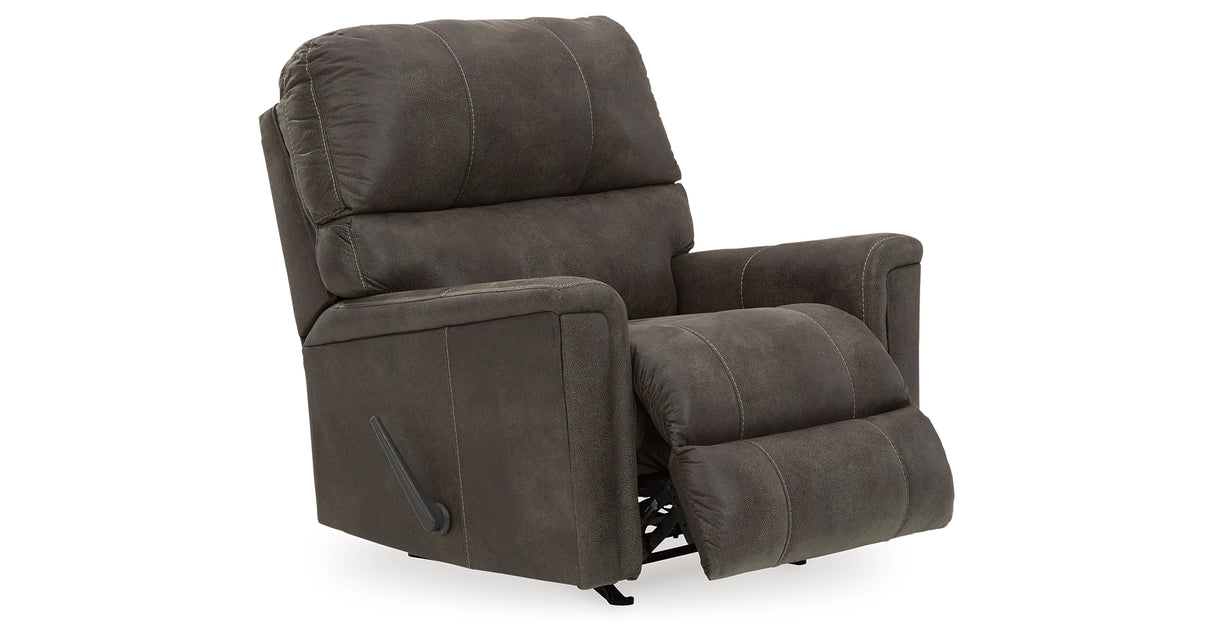 Navi Smoke Recliner from Ashley Furniture - Luna Furniture